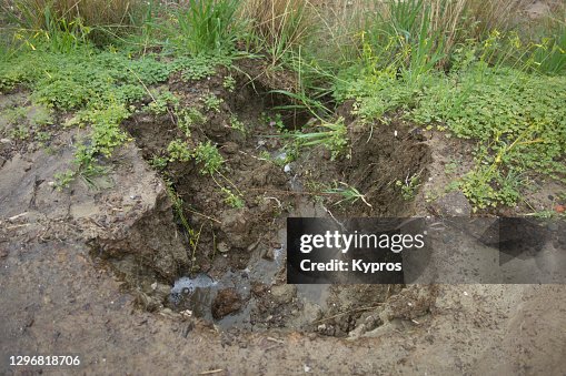 Soil Erosion Caused By Rainfall - Greece Soil Erosion Caused By Rainfall - Greece