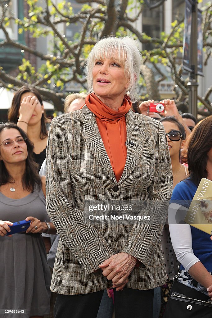 Linda Evans On "Extra"