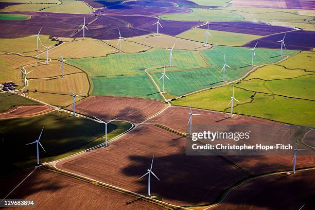 turbines - aerial views of british columbias capital ahead of gdp figures stockfoto's en -beelden