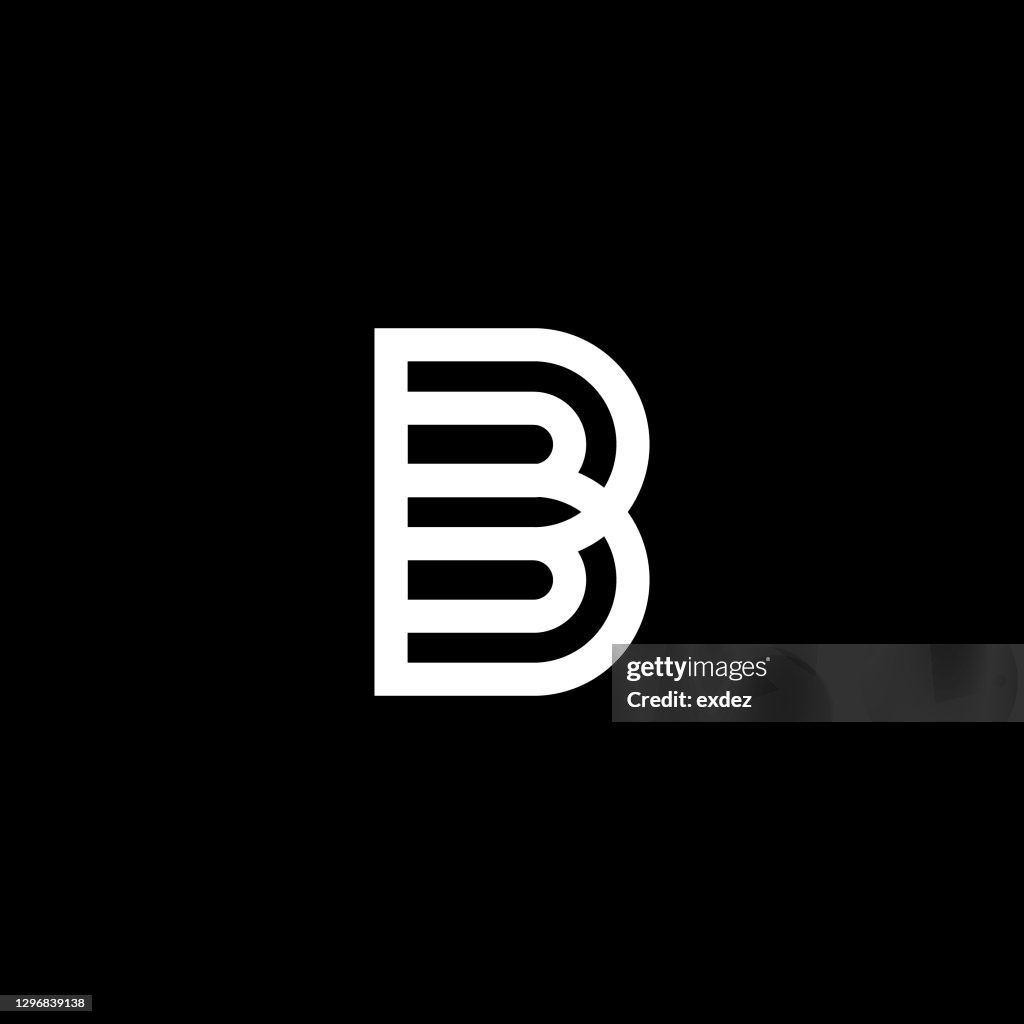 B-Buchstabe Logo