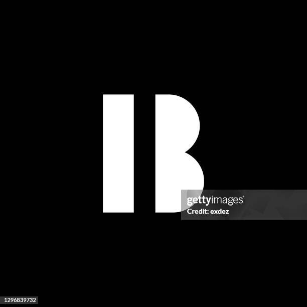 b-buchstabe logo - buchstabe b stock-grafiken, -clipart, -cartoons und -symbole