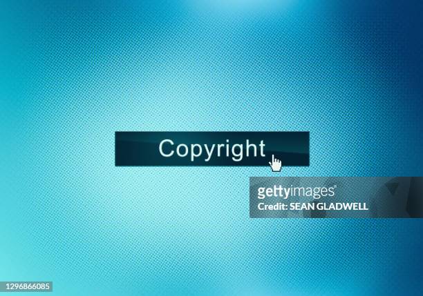 copyright button - patent foto e immagini stock