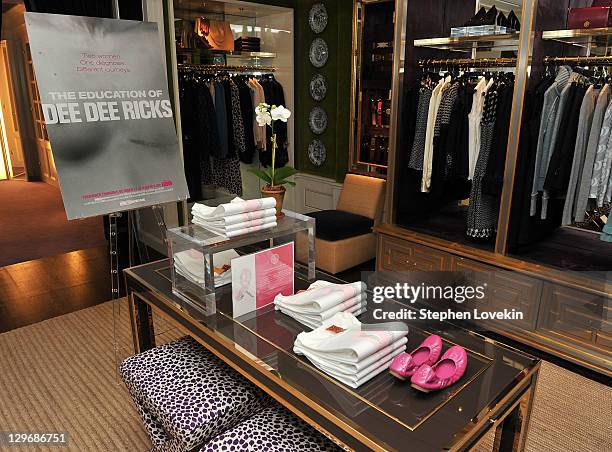 General view of atmosphere at the Tory Burch and HBO launch of the CYNTHIA SHIRT to celebrate the HBO documentary The Education of Dee Dee Ricks and...