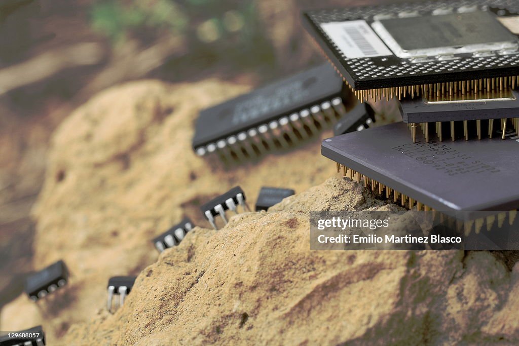 Transistors on sand