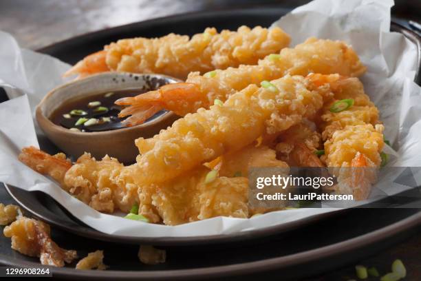 tempura shrimp - tempura stock pictures, royalty-free photos & images