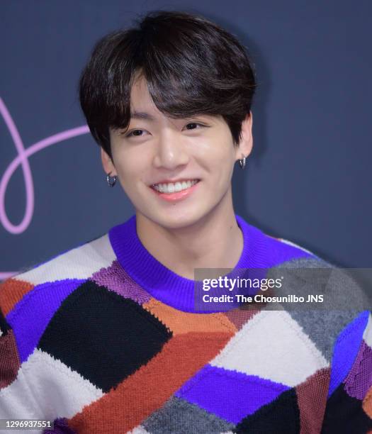 Jungkook of BTS attends press conference for the BTS's Third Album 'LOVE YOURSELF: Tear' Release at Lotte Hotel Seoul on May 24, 2018 in Seoul, South...