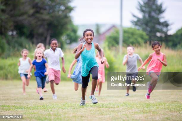i'm going to win this race - summer camp stock pictures, royalty-free photos & images
