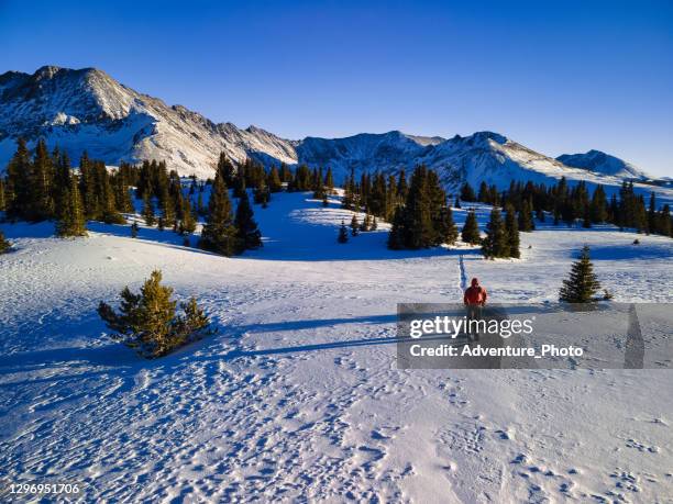 entrenamiento de fitness backcountry ski touring - telemark fotografías e imágenes de stock