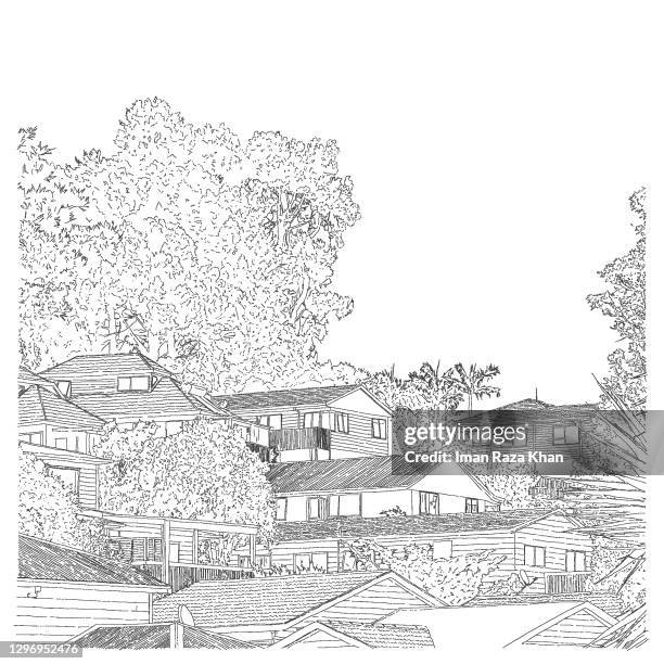 Locality Rural Drawing 173 Rural Community Drawing Stock Photos, High-Res Pictures, and Images ...