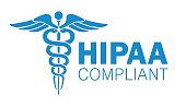 Vector illustration of Healthcare Information Portability and Accountability Act (HIPAA) compliant. Protected Healthcare Information (PHI).