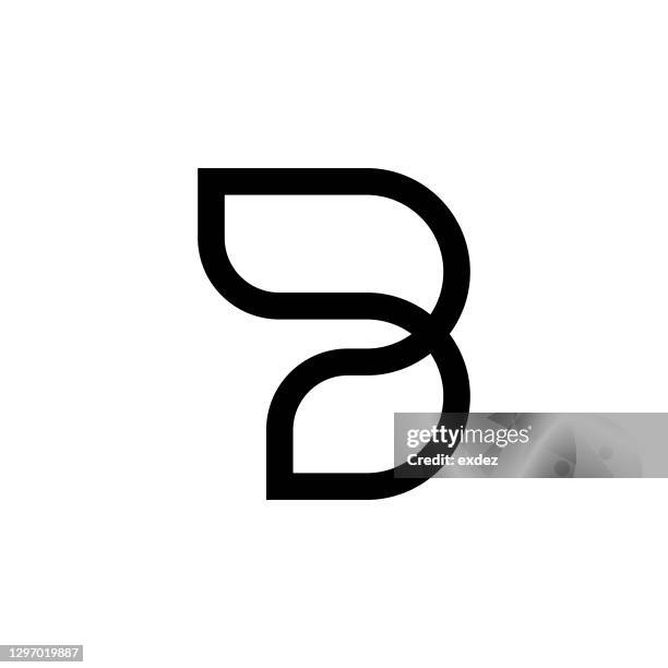 b letter logo - b stock illustrations