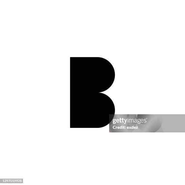 illustrations, cliparts, dessins animés et icônes de logo de lettre b - lettre b