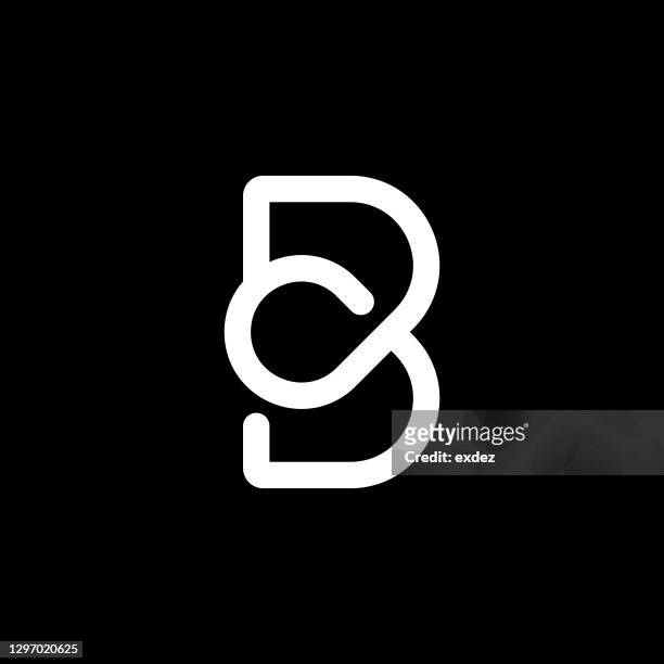 b letter logo - b stock illustrations
