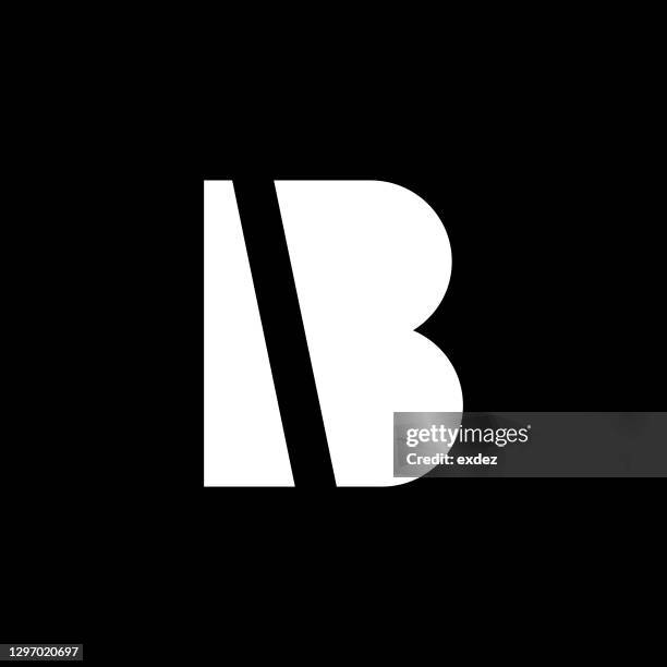 illustrations, cliparts, dessins animés et icônes de logo de lettre b - lettre b