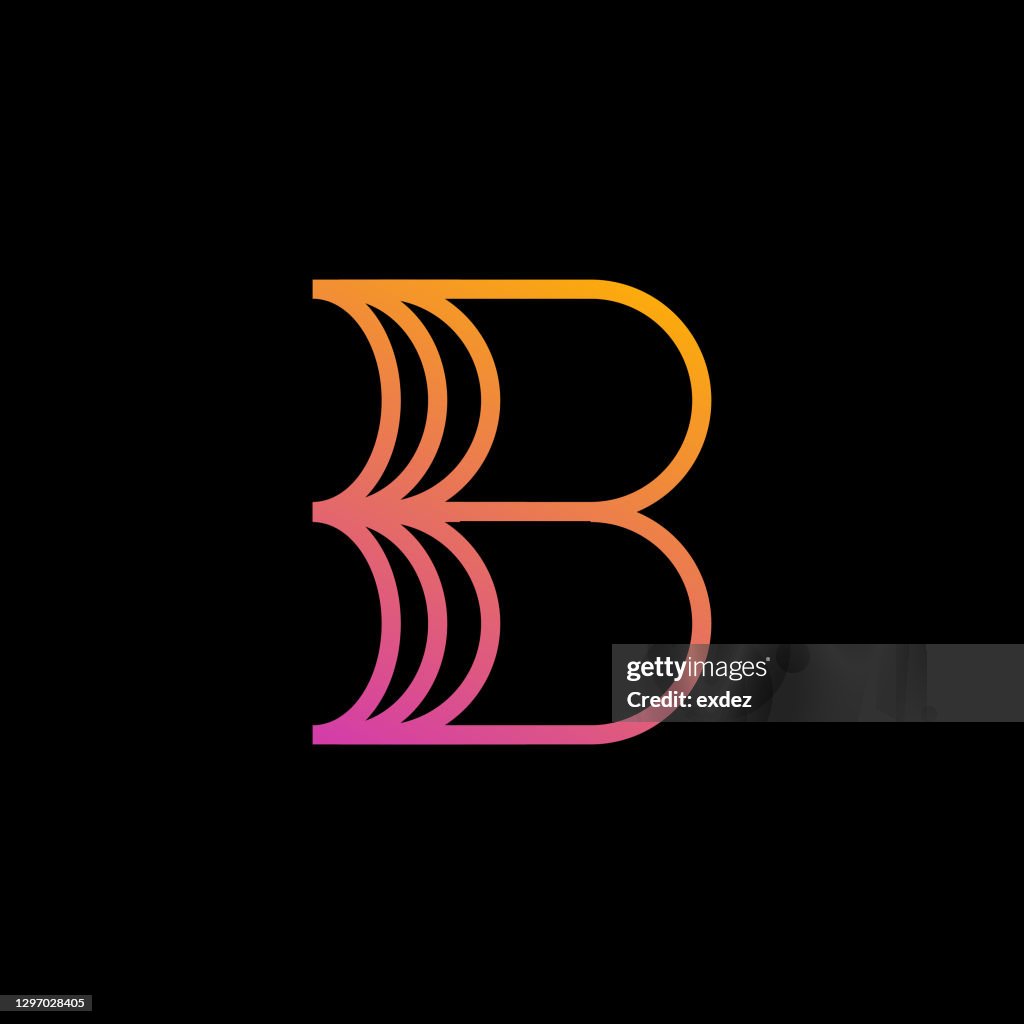 Anpassbares B-Buchstaben-Logo