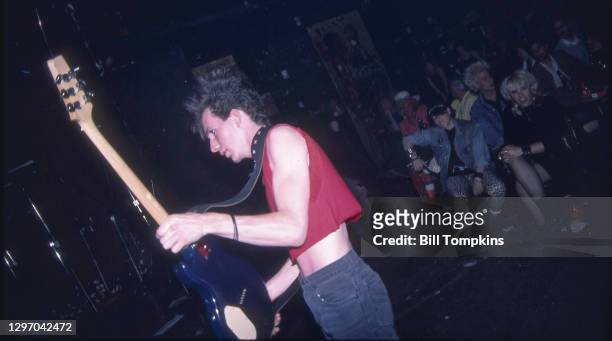 September 5: MANDATORY CREDIT Bill Tompkins/Getty Images Unknown band performing at club CBGB on September 5th, 1986 in New York City.