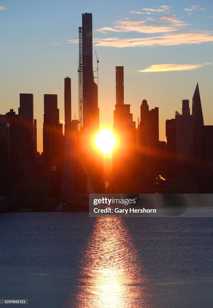 Sunrise Over 57th Street in New York City