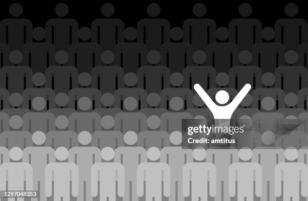 standing out - skill stock illustrations