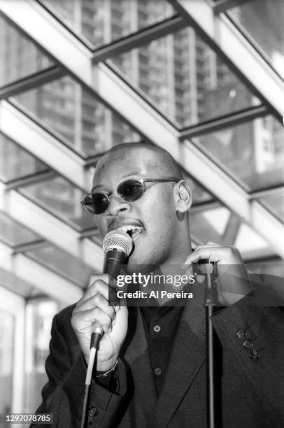 Andre Harrell hosts a luncheon at B. Smith's restaurant on September 5, 1992 in New York City.