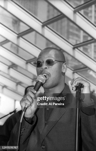 Andre Harrell hosts a luncheon at B. Smith's restaurant on September 5, 1992 in New York City.