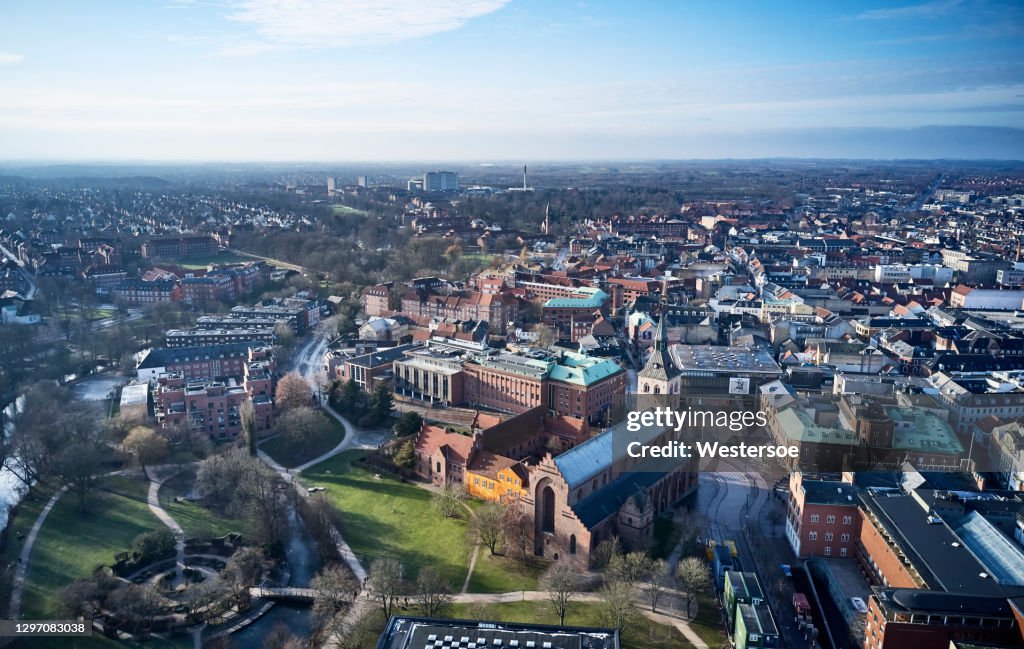 Public park in Odense City