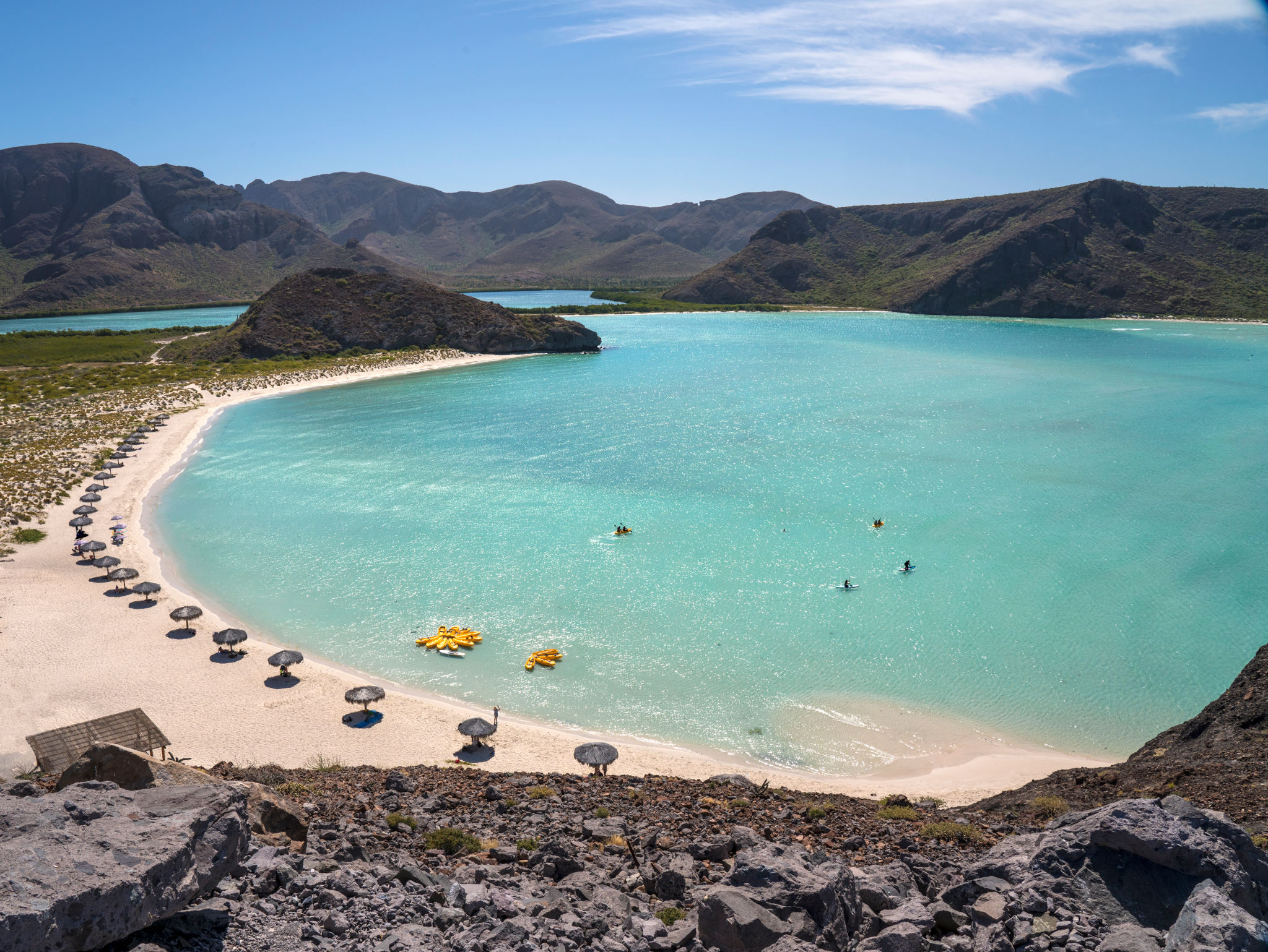 la paz coastline