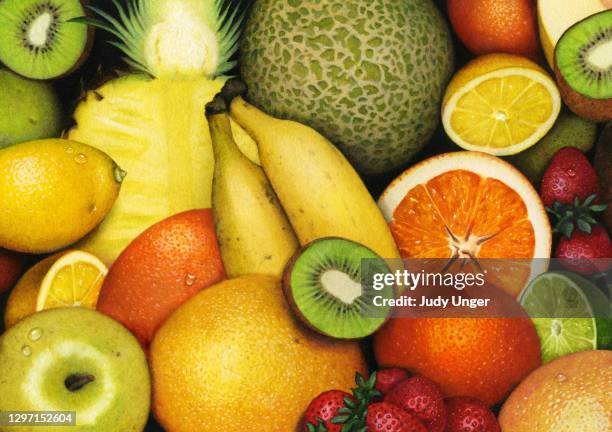 fruit background 1 - lime background stock illustrations