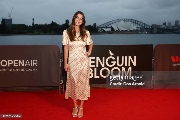 Charlotte Best attends the Australian premiere of Penguin Bloom on January 19, 2021 in Sydney, Australia.