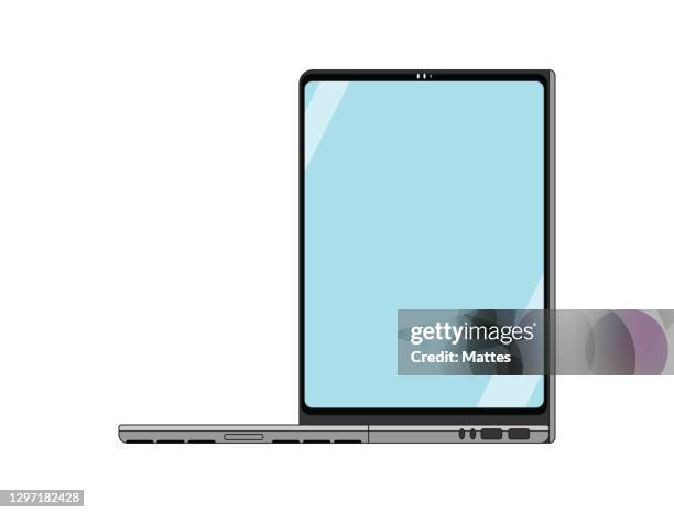 Normal Pc Front Flat Design Pc Illustration In Orthonormal View For Ux And Ui Three ...