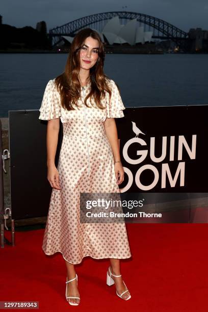 Charlotte Best attends the Australian premiere of Penguin Bloom on January 19, 2021 in Sydney, Australia.