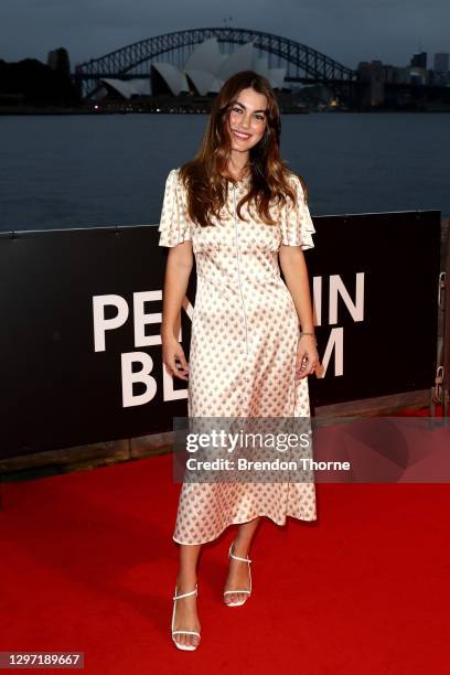 Charlotte Best attends the Australian premiere of Penguin Bloom on January 19, 2021 in Sydney, Australia.