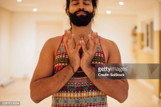 padma mudra - mudra stock pictures, royalty-free photos & images