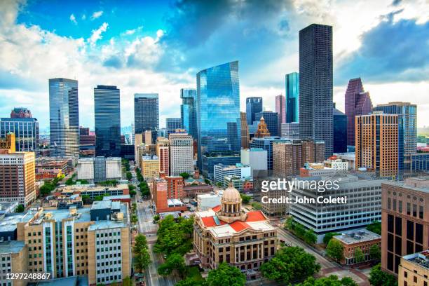 texas, houston, harris county courthouse - harris county courthouse stock pictures, royalty-free photos & images