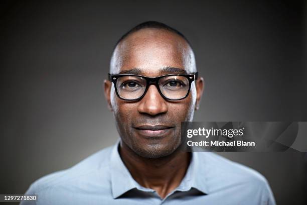 portrait of man looking to camera - michael virtue stock pictures, royalty-free photos & images