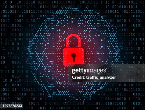 Abstract Technical Lock Background High-Res Vector Graphic - Getty Images
