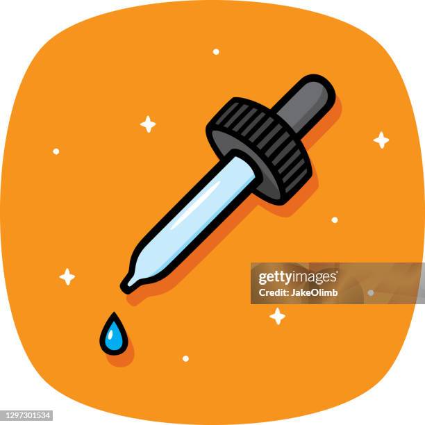 stockillustraties, clipart, cartoons en iconen met pipet doodle 1 - pipette