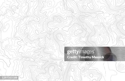 Topographische Kartenkonturen Topographische Kartenkonturen