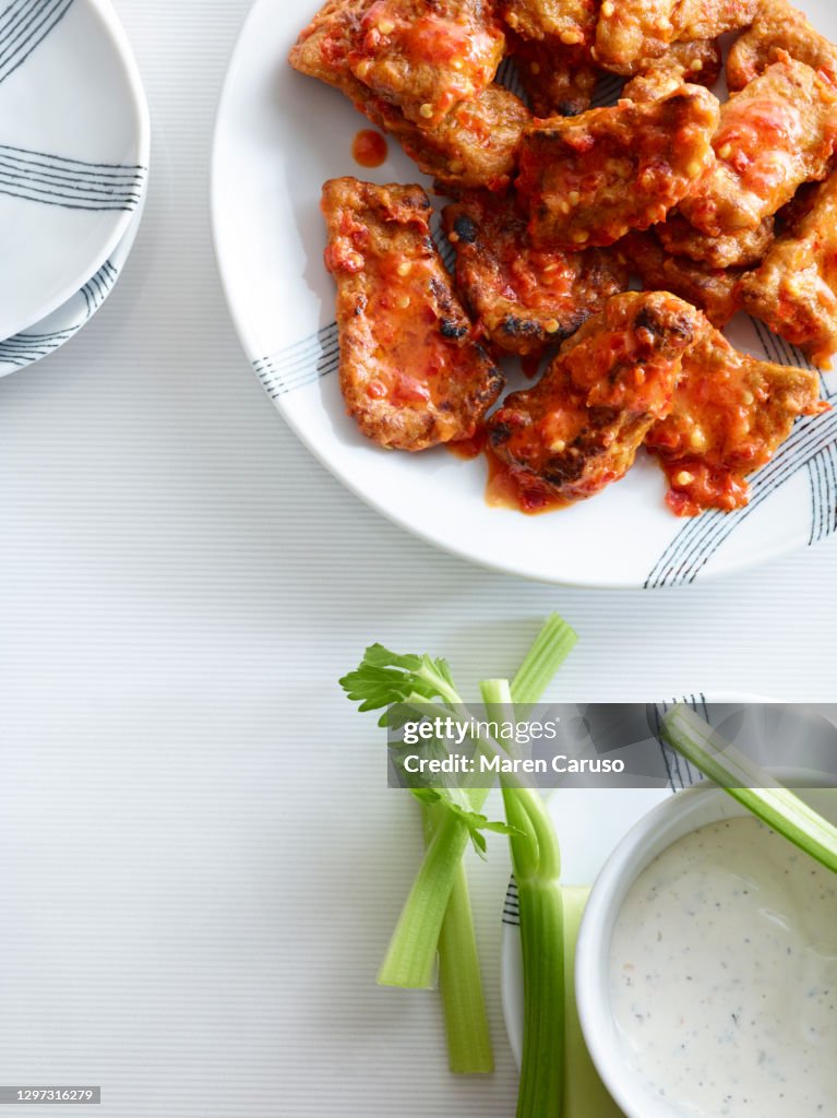 Vegan Seitan Wings