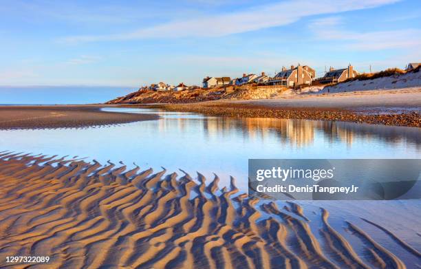 mayflower beach auf cape cod - massachusetts stock-fotos und bilder