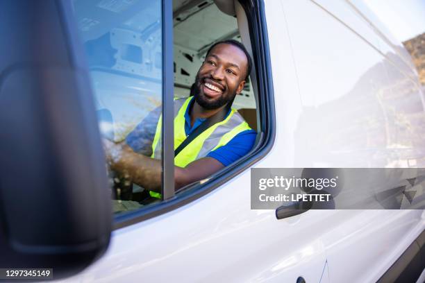 cargo van delivery - van stock pictures, royalty-free photos & images