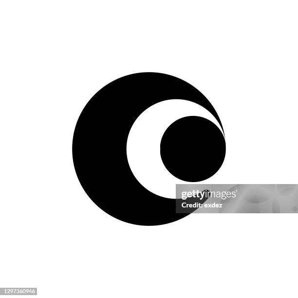 illustrations, cliparts, dessins animés et icônes de ensemble de logo c - lettre c