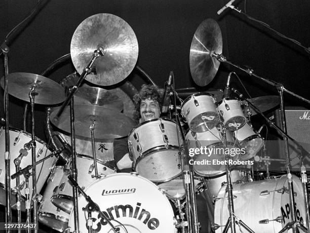 Carmine Appice of Vanilla Fudge at The Savoy in New York City on January 20, 1982.