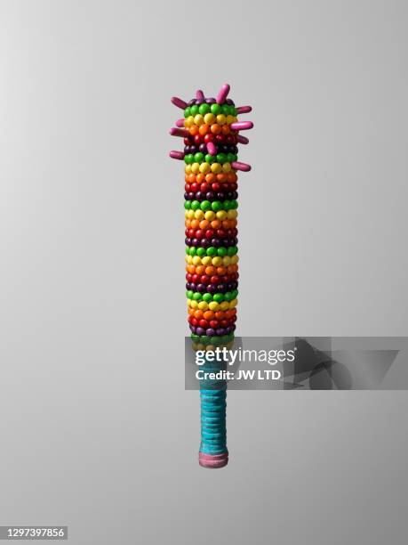 sweet weapons - baseballschläger stock-fotos und bilder