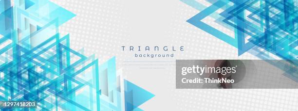 abstract modern colorful triangles on white background - ice texture transparent stock illustrations