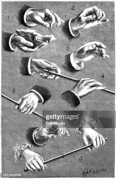 the peregrinations of a ring - magician stock illustrations