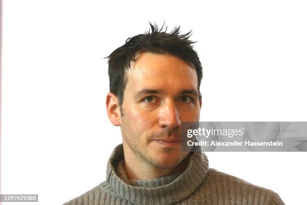 Felix Neureuther talks to the media during his presentation of his new Book "Für die Helden von morgen" on January 20, 2021 in Kitzbuehel, Austria.