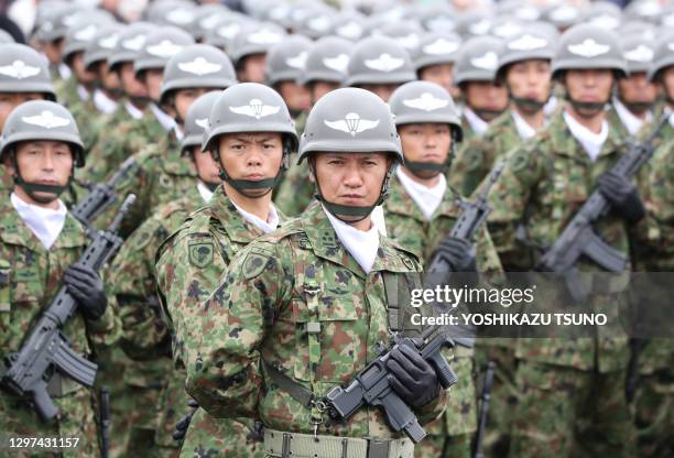 Airborne Ranger Jsdf 32 Jsdf Airborne Troops Stock Photos, High-Res Pictures, and Images ...