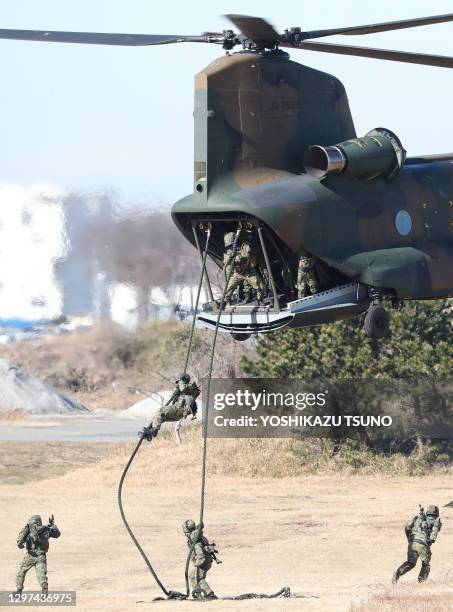 Airborne Ranger Jsdf 32 Jsdf Airborne Troops Stock Photos, High-Res Pictures, and Images ...