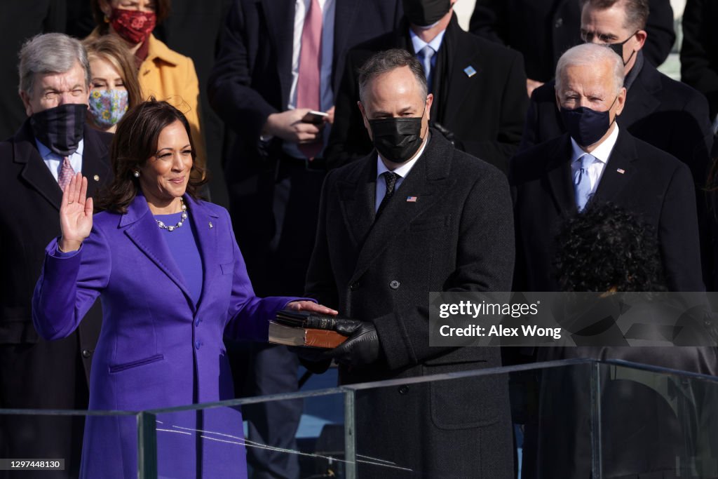 Joe Biden Sworn In As 46th President Of The United States At U.S. Capitol Inauguration Ceremony