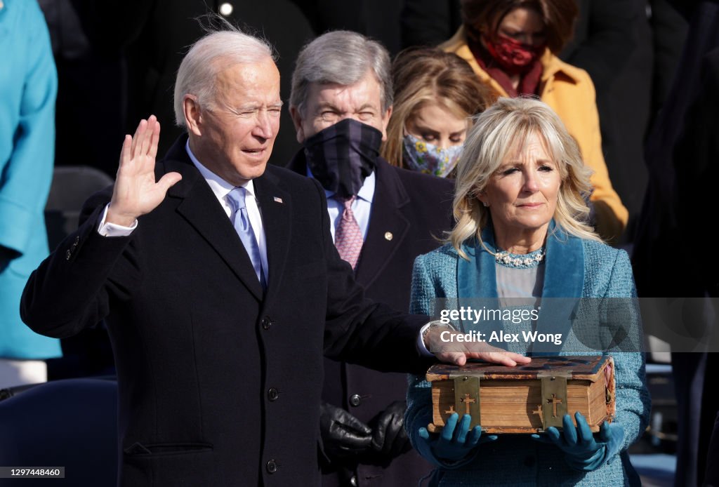 Joe Biden Sworn In As 46th President Of The United States At U.S. Capitol Inauguration Ceremony